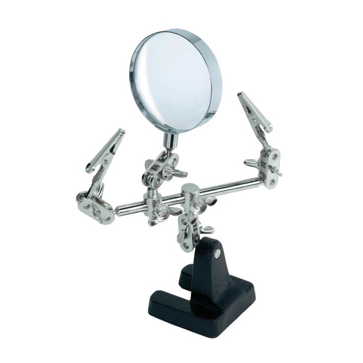 Držač sa lupom "treća ruka" slika 1