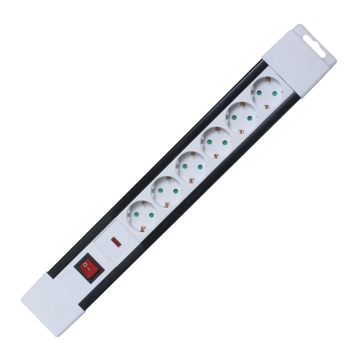 Razvodnik 6 mesta 2m 1.5mm2 + prekidač i zaštita slika 1