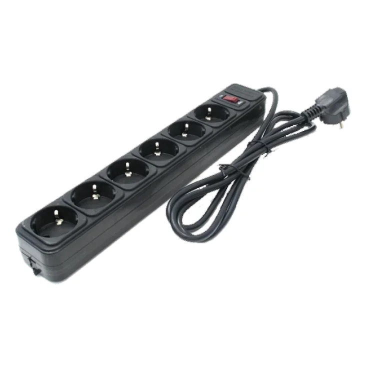 Razvodnik 6 mesta 1,8m 1.0mm2 + prekidač i zaštita slika 1