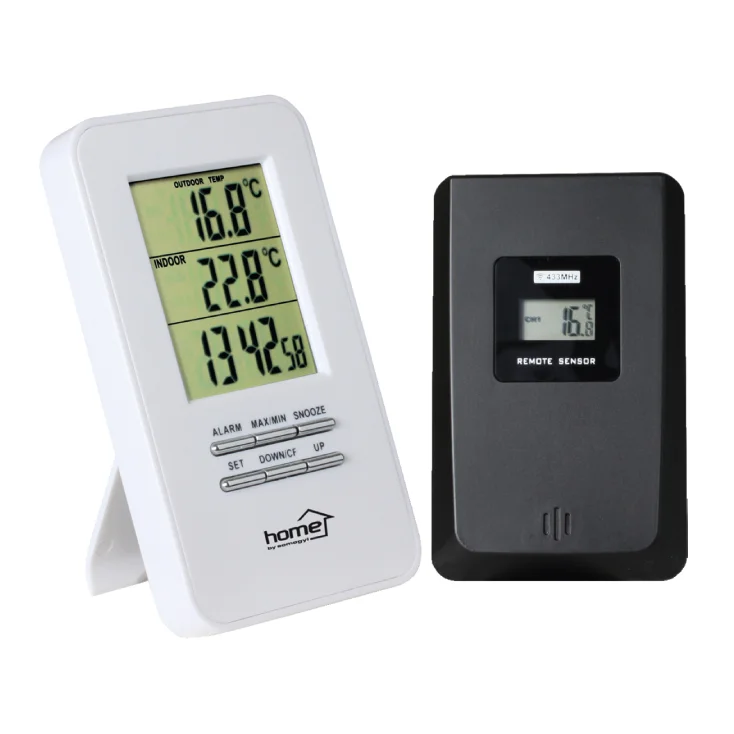 Stoni sat sa termometrom slika 1