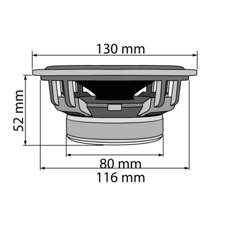 Auto zvučnici 130mm 2x75W slika 3