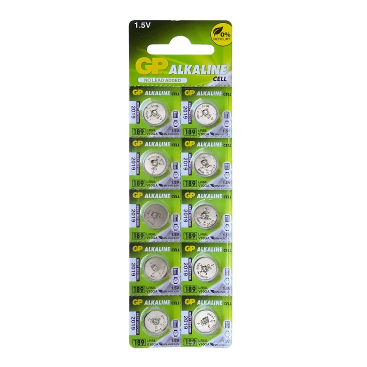 GP alkalne dugmaste baterije LR54 slika 1