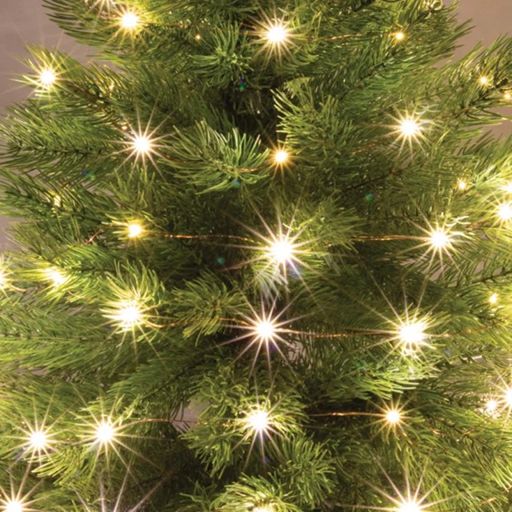 Lampice za jelku sa 20 toplo belih LED dioda slika 2