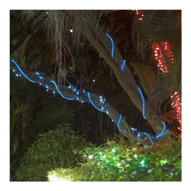 Plavo svetleće LED crevo slika 2