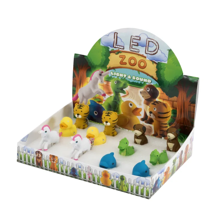 Privezak sa LED diodom u obliku životinja slika 2