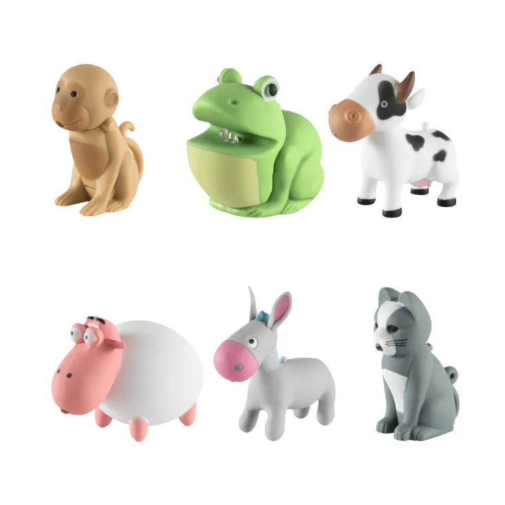 Privezak sa LED diodom u obliku životinja slika 1