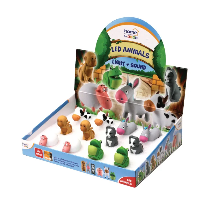 Privezak sa LED diodom u obliku životinja slika 2