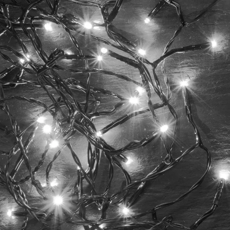 Lampice za jelku sa 100 hladno belih LED dioda slika 1