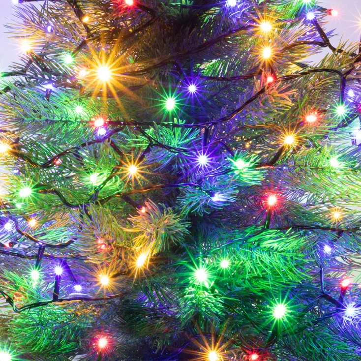 Lampice za jelku sa 200 višebojnih LED dioda slika 2