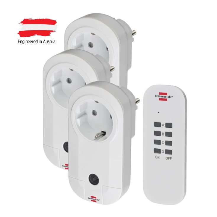 Strujne utičnice sa daljinskim upravljačem 1+3 slika 1