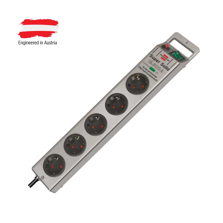 Razvodnik 5 mesta 2.5m 1.5mm2 + prekidač i zaštita slika 1