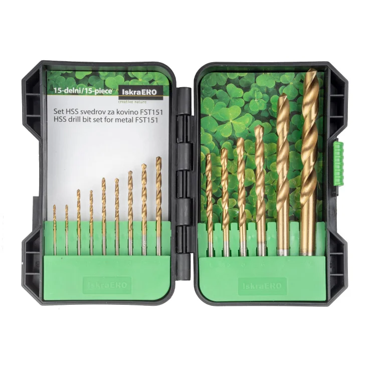 ISKRA burgije za metal 15 kom. slika 1