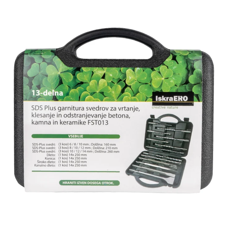 ISKRA SDS+ burgije i dleta za beton 13 kom. slika 2