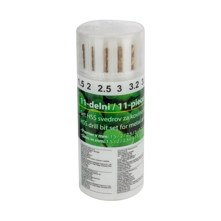 ISKRA burgije za metal 11 kom. slika 1