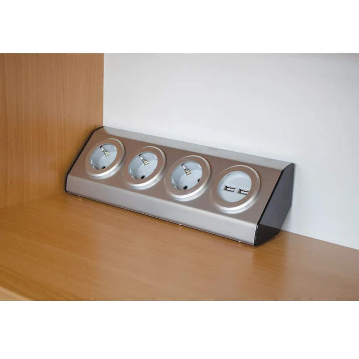 Podsklop sa 3 utičnice + USB slika 3