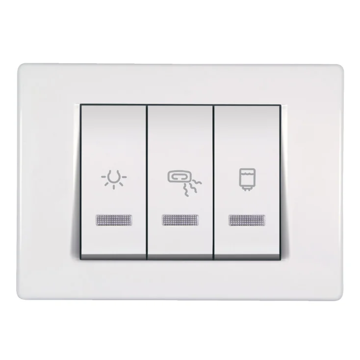 Prekidač za kupatilo horizontalni sa indikacijom slika 1