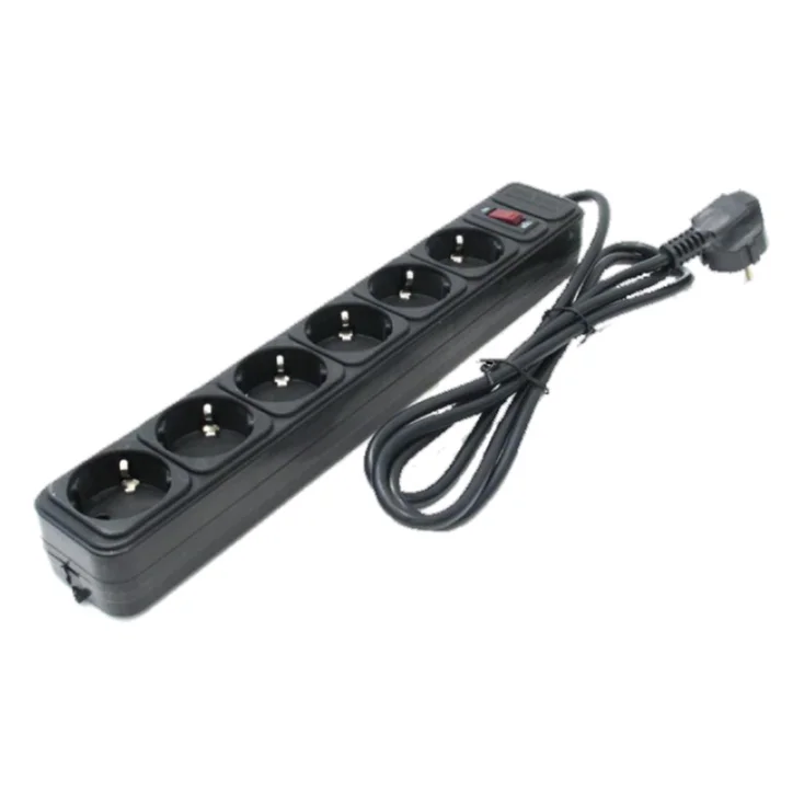 Razvodnik 6 mesta 1,8m 1.5mm2 + prekidač i zaštita slika 1