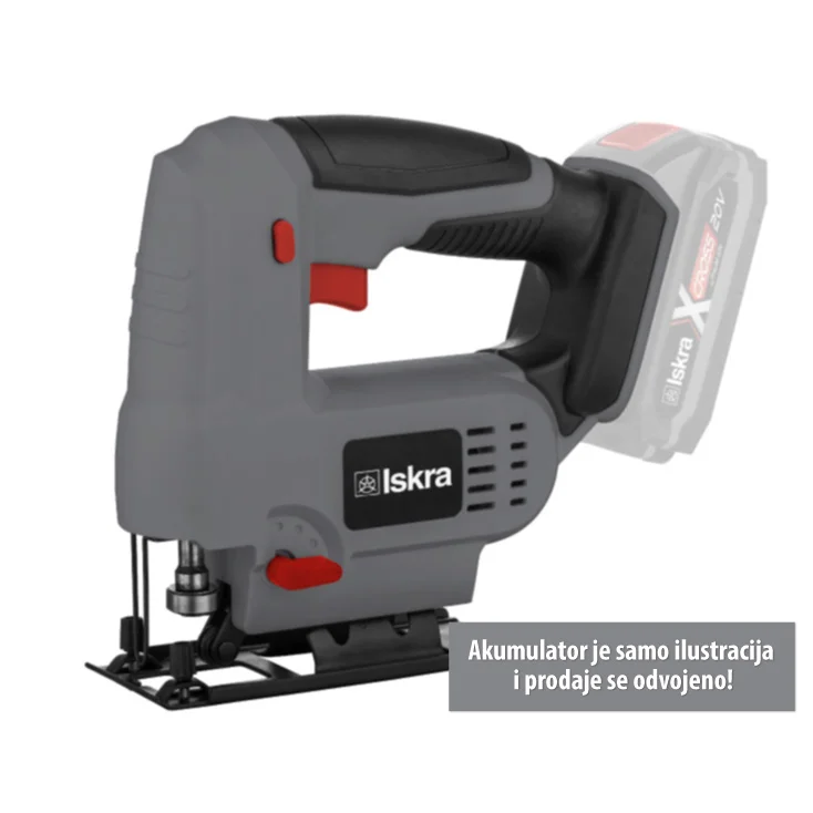 ISKRA X-CROSS akumulatorska ubodna testera 20V slika 1