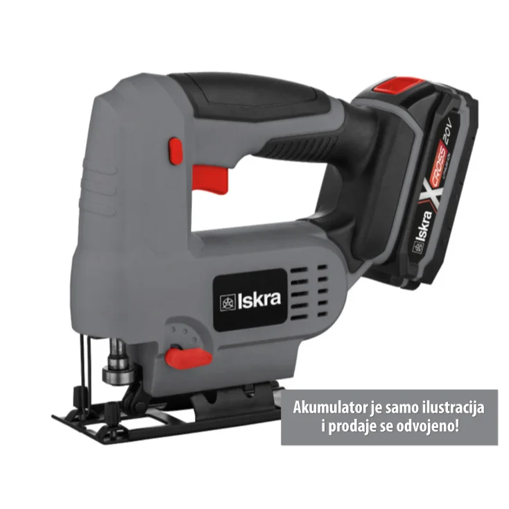 ISKRA X-CROSS akumulatorska ubodna testera 20V slika 3