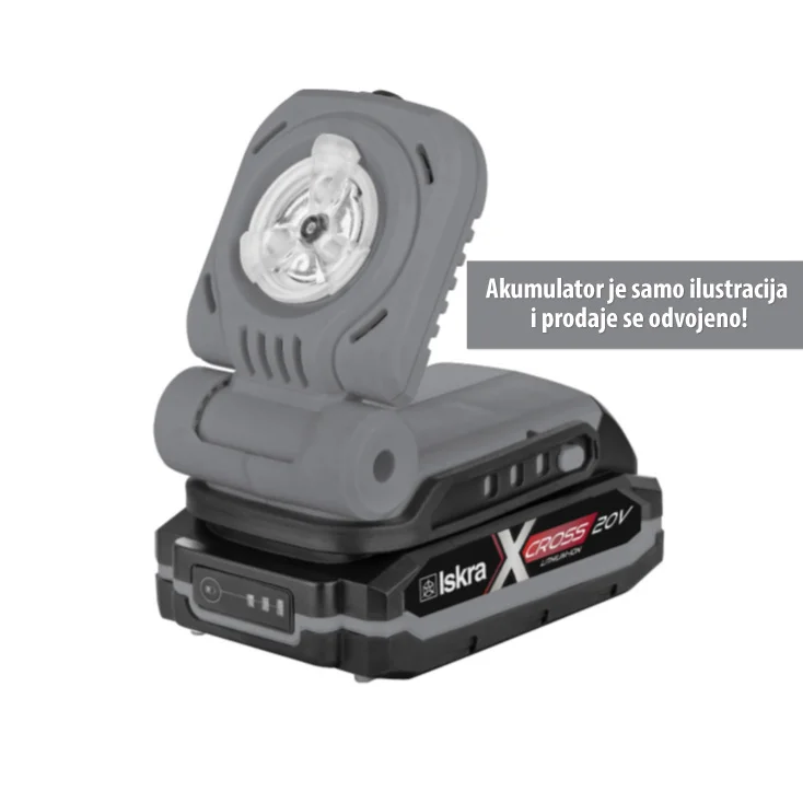 ISKRA X-CROSS akumulatorska radna lampa 3W  slika 3