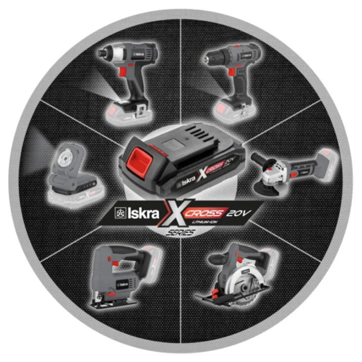 ISKRA X-CROSS Li-ion akumulator 4Ah 20V slika 2