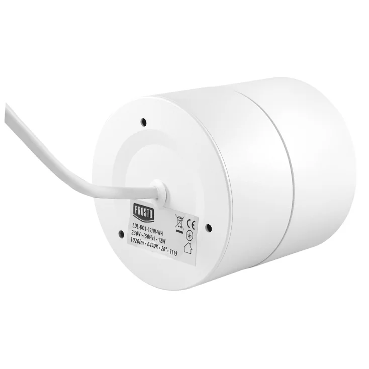 PROSTO nagibna LED lampa 12W dnevno svetlo slika 2