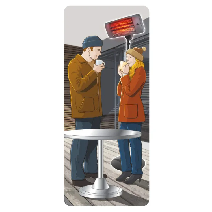 Halogena grejalica za spoljnu upotrebu 2000W slika 3