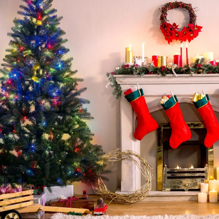 Veštačka jelka 150cm sa osvetljenjem slika 3