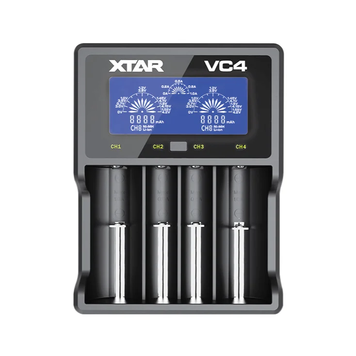 Univ. punjač akumulatora do 4 kom. sa displejem slika 2