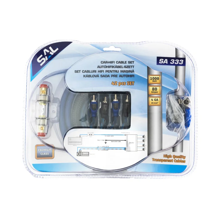 Set za povezivanje auto pojačala 1000W slika 2