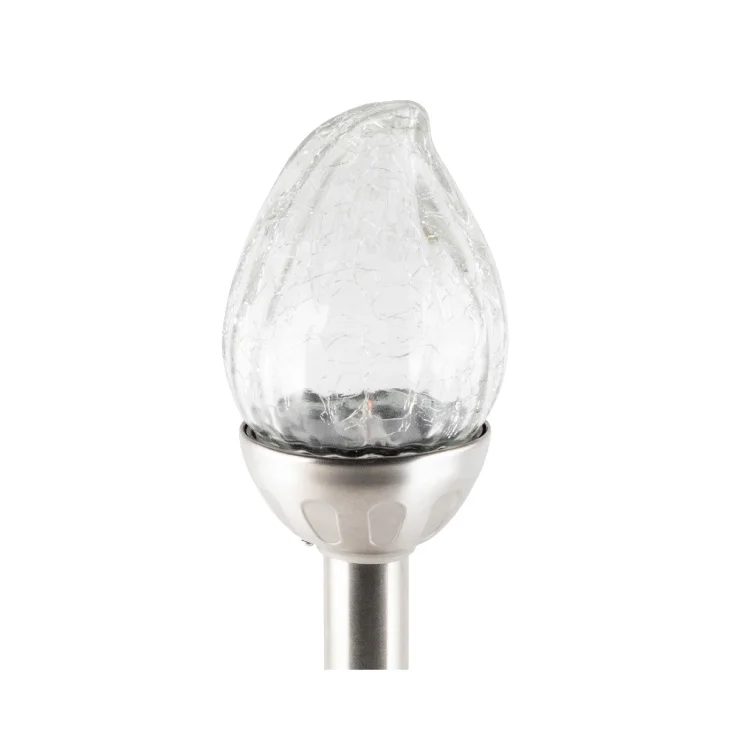Solarna baštenska lampa sa staklenom glavom slika 2