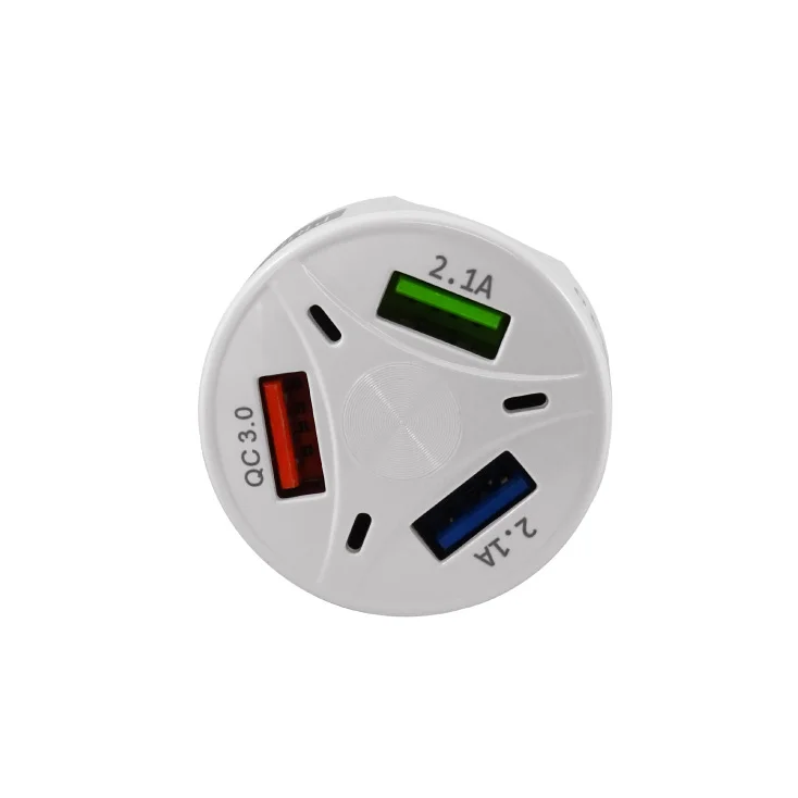 USB punjač iz upaljača automobila QC3.0+2xUSB slika 3