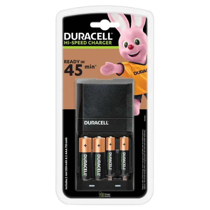 Punjač akumulatora + 2 AA 1300mAh i 2 AAA 750mAh slika 1