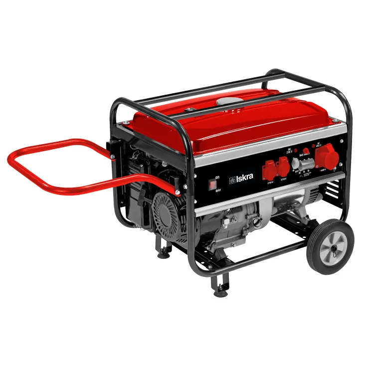 ISKRA benzinski agregat 2x230V,1x400V, maks.4800W slika 1