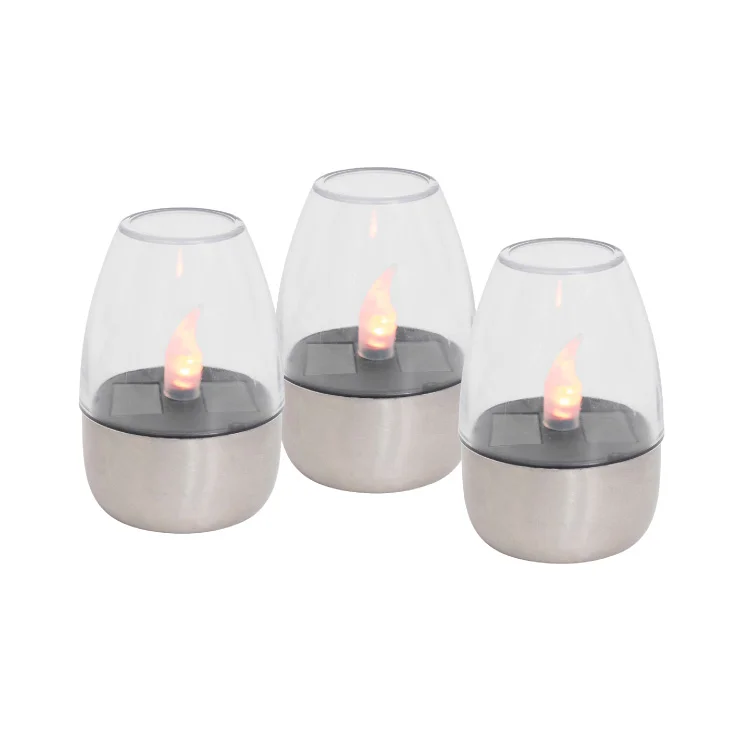 Solarna baštenska lampa - 3 kom. slika 1