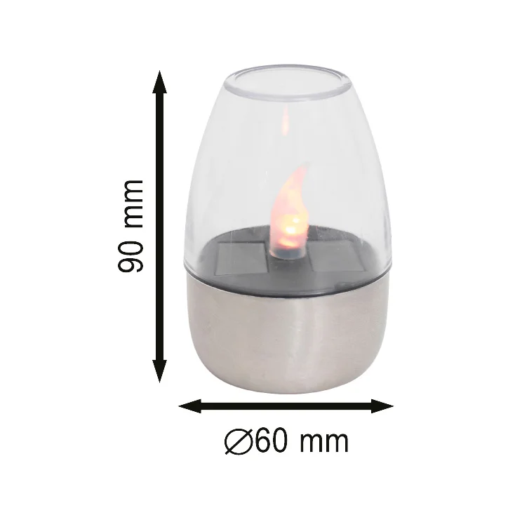 Solarna baštenska lampa - 3 kom. slika 2