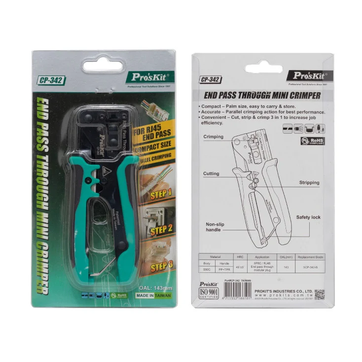 Krimp klešta za prolazne RJ45 utikače slika 4