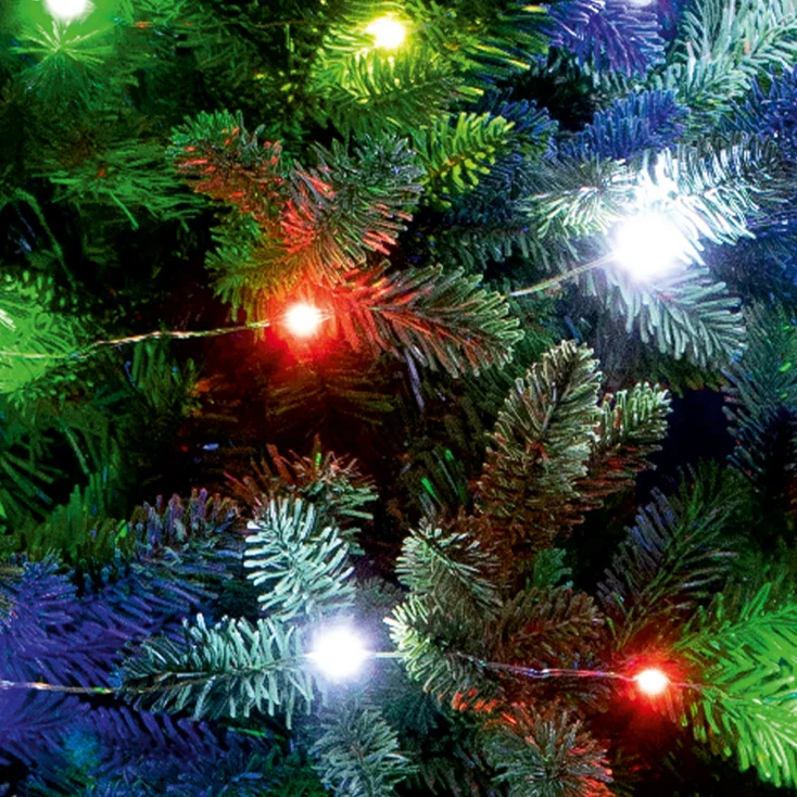 Lampice za jelku sa 20 višebojnih LED dioda slika 2