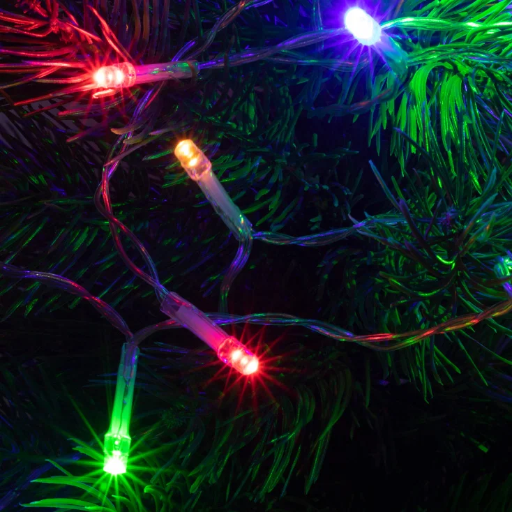 Lampice za jelku sa 50 višebojnih LED dioda slika 1