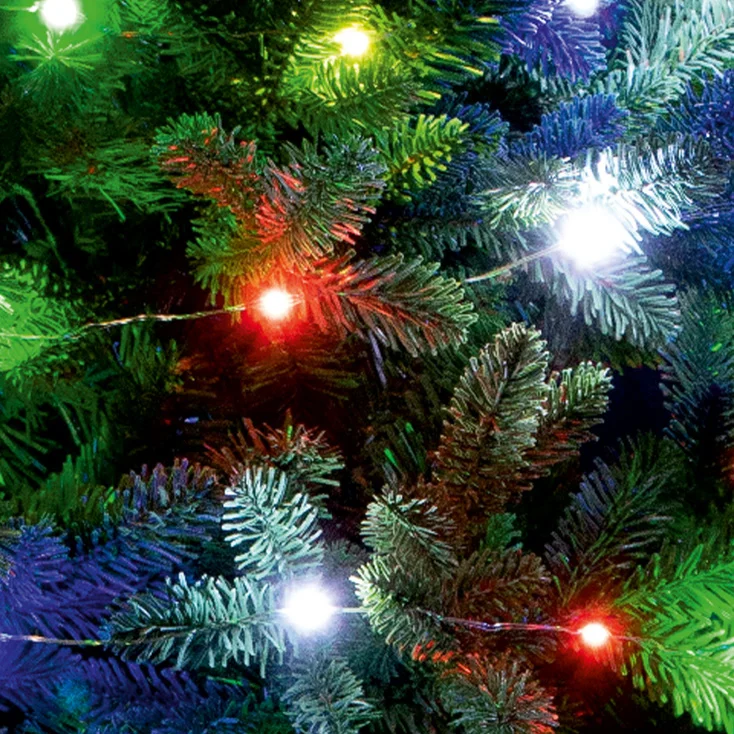 Lampice za jelku sa 30 višebojnih LED dioda slika 2