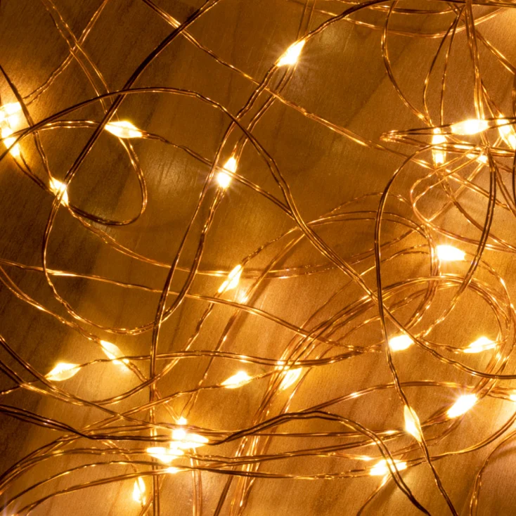 Svetleći niz sa 120 toplo belih LED dioda slika 1