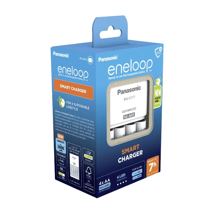 Punjač Ni-MH akumulatora + 4 AA 2000 mAh slika 4