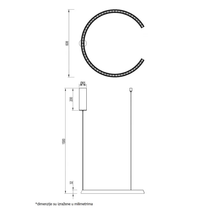 LED luster 40W slika 2