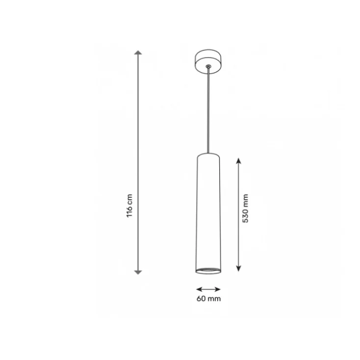 Visilica 1xGU10 slika 2