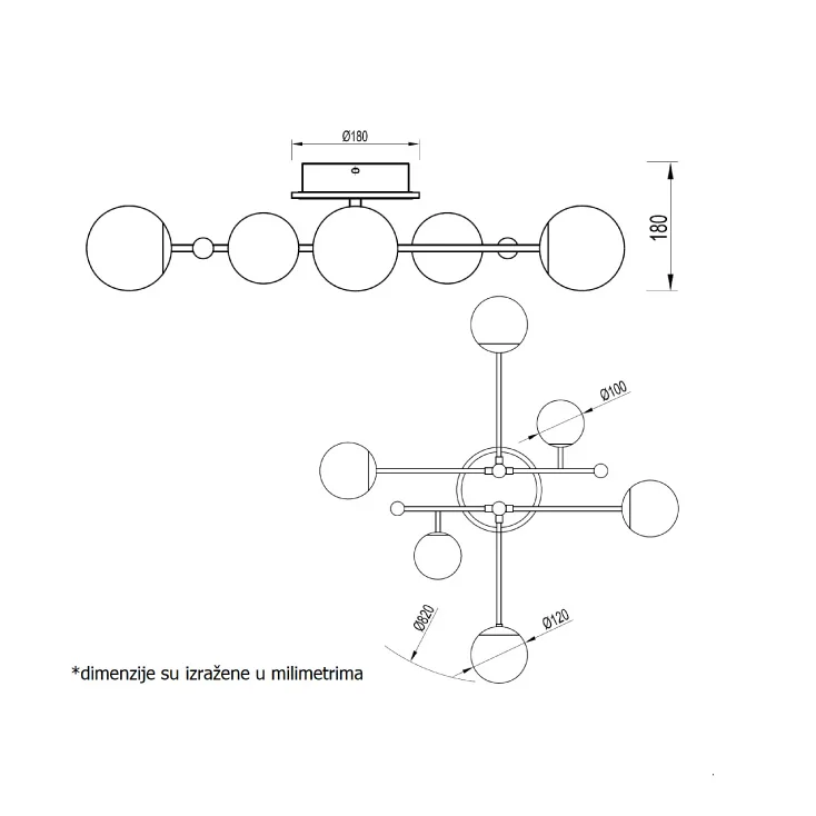 LED luster 30W slika 2