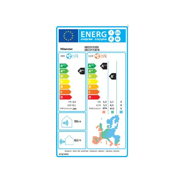 Inverter smart klima Hisense Wings HiNano slika 4