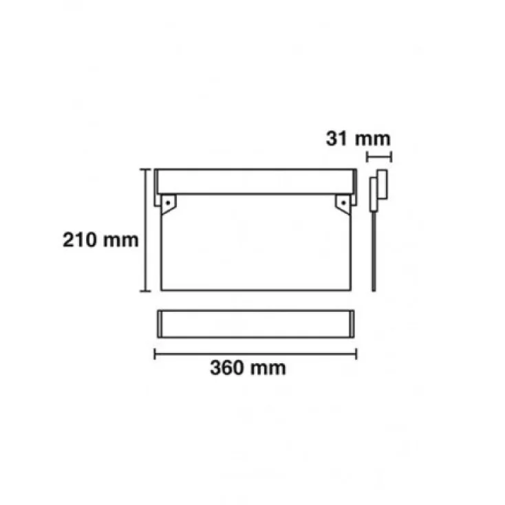 Punjiva LED nadgradna lampa slika 3