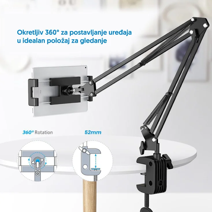 Stoni držač za tablet, mobilni slika 2