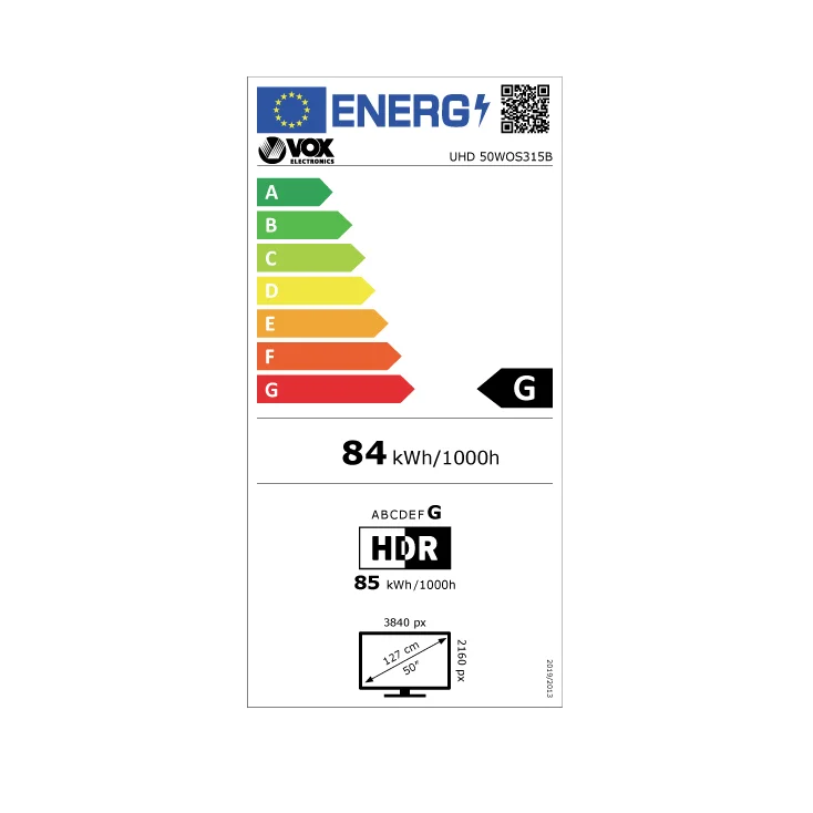 VOX smart 4K TV 50" slika 4