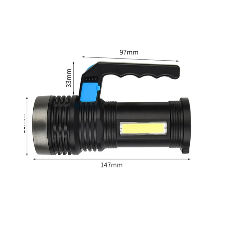 Punjiva LED baterijska lampa 3W slika 4